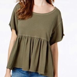 Free people babydoll T-shirt